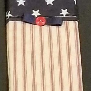 US Flag Fabric Eyeglass Case